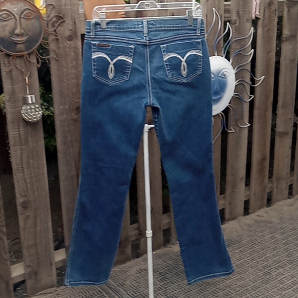Woman's Jordan's jeans blue good stretch. Slim boot. 29/8